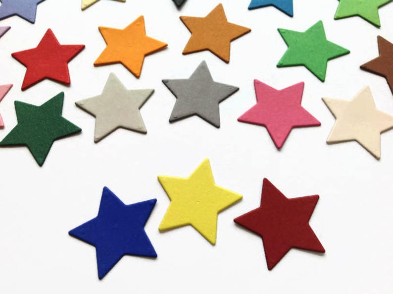 Star Die Cut Quality Cardstock Paper Star Shapes for Card Etsy