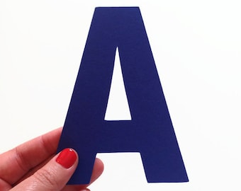 Large 5 Inch Letters, Choose your Own Cardstock Paper Letters for Wall Decorations Banners, Classroom & Learning Activities