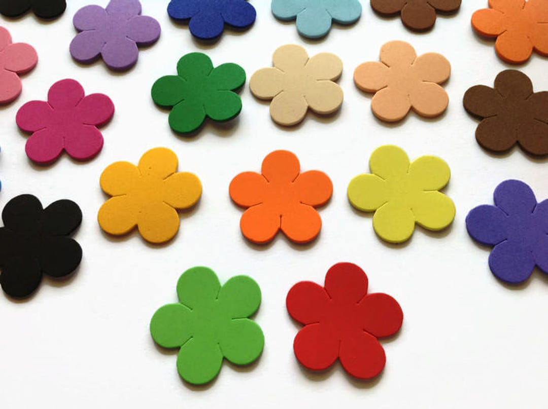 Flowers Stickers, Selfadhesive Flower Die Cut, EVA Foam Flower for