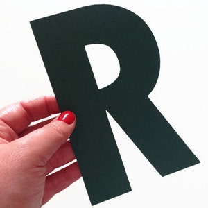 Lettere da 6 pollici, scegli le tue lettere di carta di cartoncino grandi per decorazioni di matrimoni e feste, numeri da tavolo da 15 cm, striscioni, decorazioni per la classe
