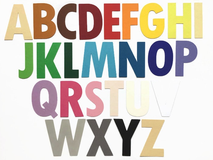 TVOKIDS Uppercase Alphabet 3D Printed Letters Custom Name Preschool  Learning Toy