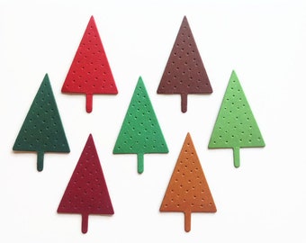 Christmas Tree Die Cut, Christmas Decorations, Holiday and Christmas Party Die Cut Shapes, Card Making and Scrapbooking Paper Supplies