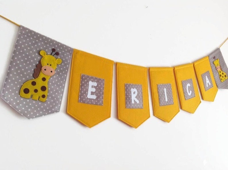 room decoration Handmade Vintage Animal Babies party decoration banner Illustrations bunting banner