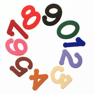 Die Cut Numbers, High Quality Cardstock Paper Shapes for Cardmaking, Scrapbooking & Paper Decorations, Pack of 30 0-9 Numbers image 4