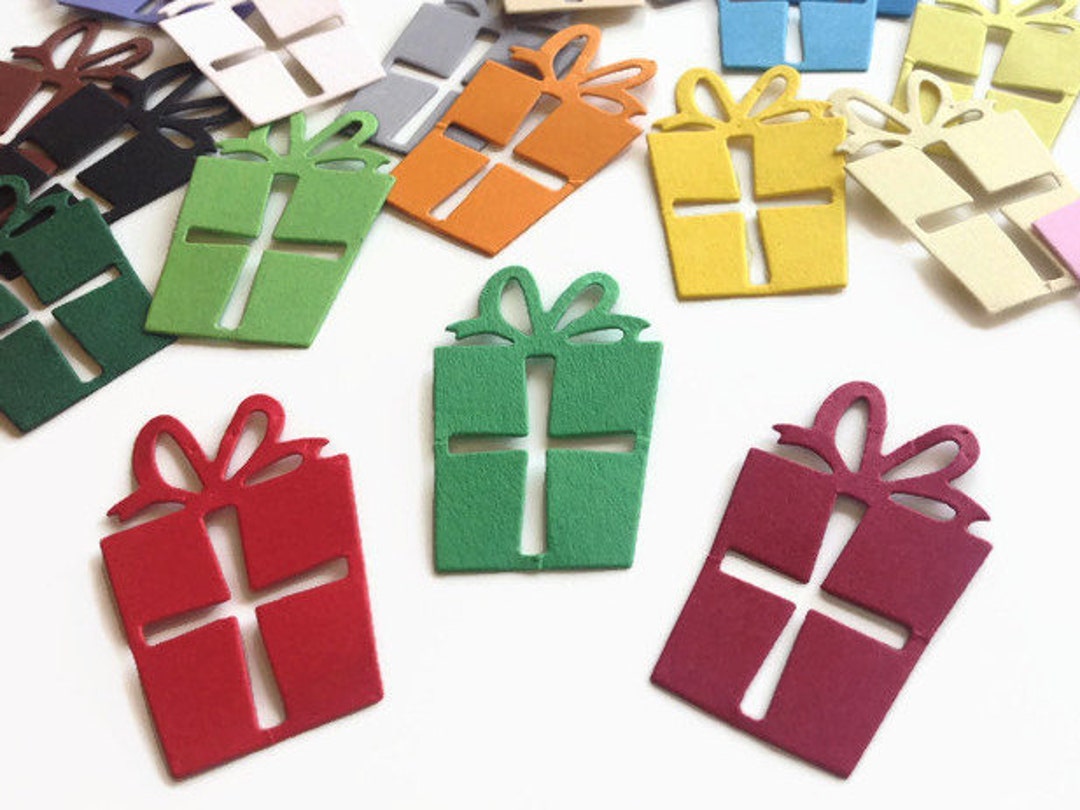 Gift Die Cut, Christmas Decorations, Birthday Holiday and Christmas