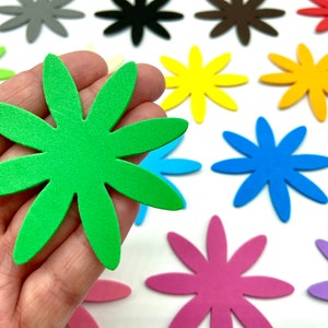 Flower Cut Out, Self-Adhesive Craft Foam Flower, EVA Foam Die Cut pour scrapbooking, fabrication de cartes et embellissements de fête et de mariage