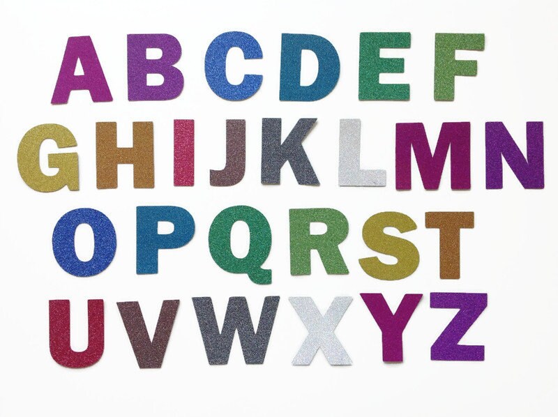 TVOKIDS Uppercase Alphabet 3D Printed Letters Custom Name