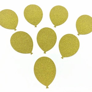Globos brillantes, globos decorativos de cartulina con purpurina para hacer tarjetas, álbumes de recortes y decoración de mesas.