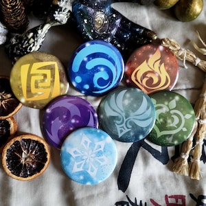 Visions 3 in. Pin Badges