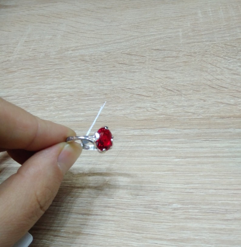 Orthodox Women Silver 925 Ring Save and Protect Zircone.