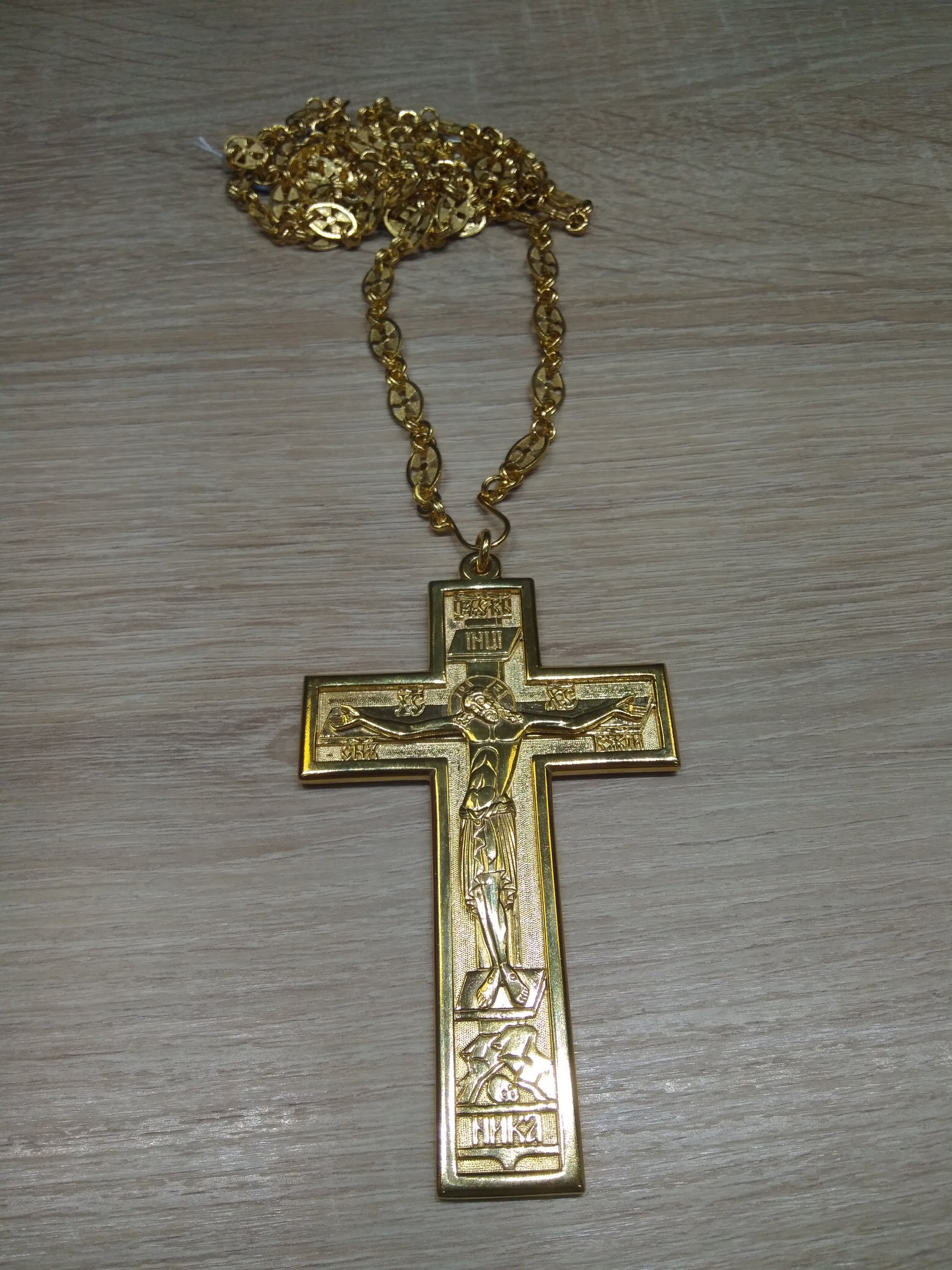 Orthodox Silver 925 Gold red 585 Priest's Cross Etsy