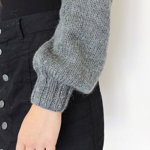 Pattern For a DIY Cropped Cardigan, Knit A Wedding Bolero in a Few Easy Steps, Learn To Knit a Womens Crop Bolero, Simple Bride Cover Up Top image 6
