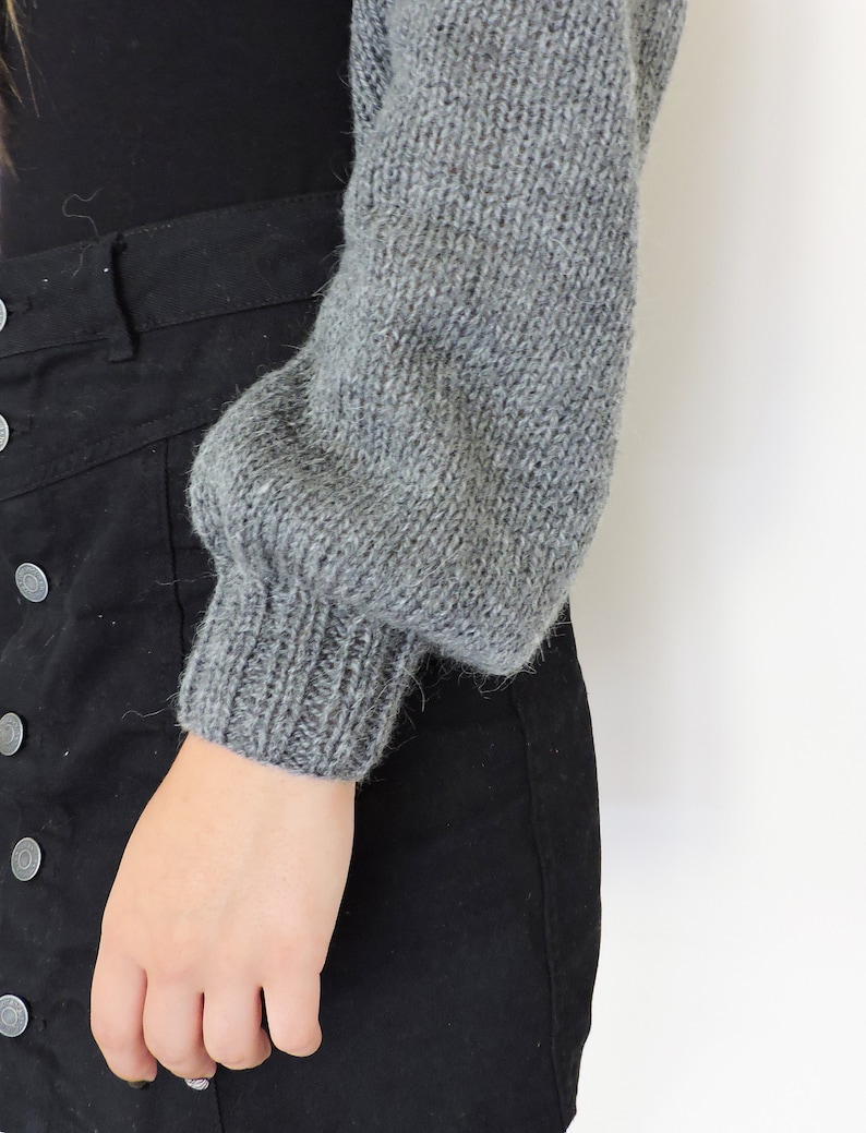 Pattern For a DIY Cropped Cardigan, Knit A Wedding Bolero in a Few Easy Steps, Learn To Knit a Womens Crop Bolero, Simple Bride Cover Up Top image 6