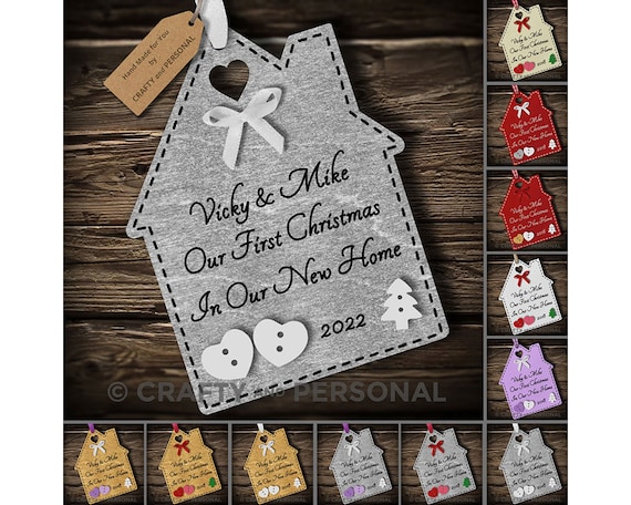 Personalized Wedding Ornament Our FIRST Home Key Ornament Personalized ...