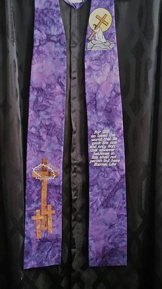 SPECIAL ORDER: LENTEN Deacon's Stole