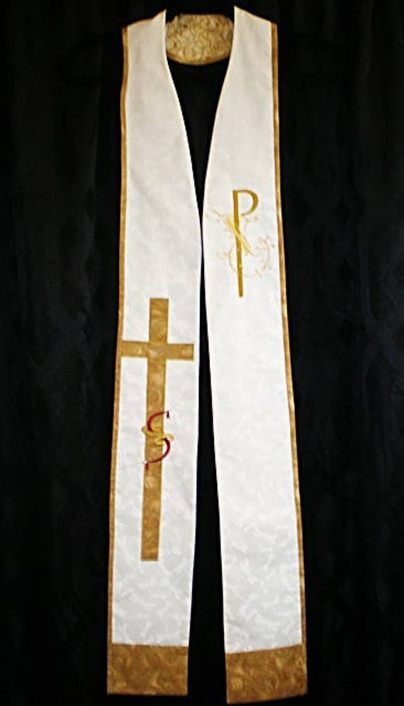 WEDDING Stole  #454 by Rosemary St. Clair