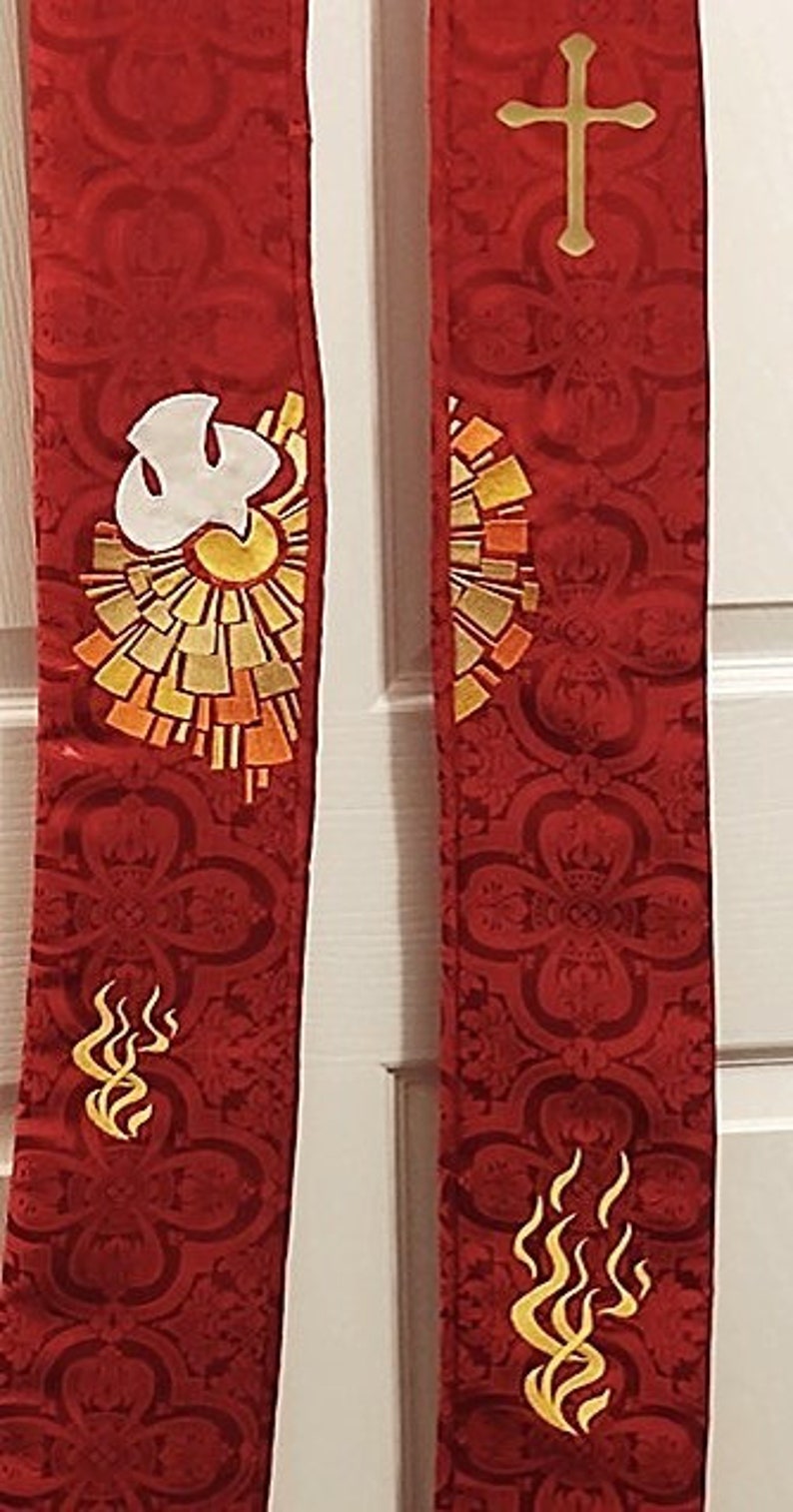 PENTECOST STOLE in BATIK 310 by Rosemary St. Clair - Etsy