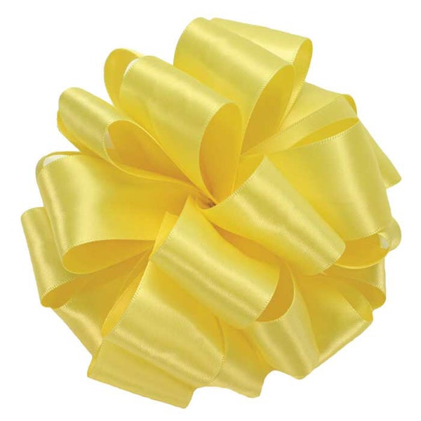 Yellow Satin Ribbon - Etsy
