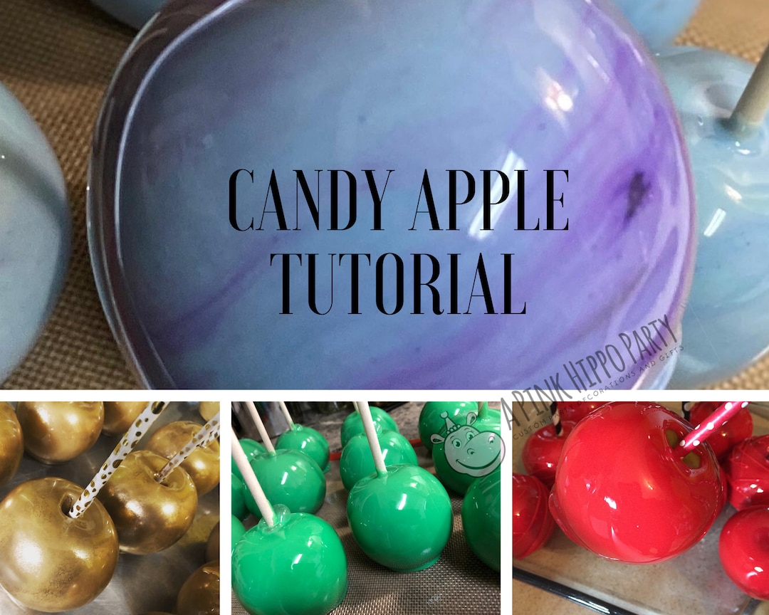 Candy Apple Tutorial, Hard Candy Apples, DIY Candy Apples, Glass Apples