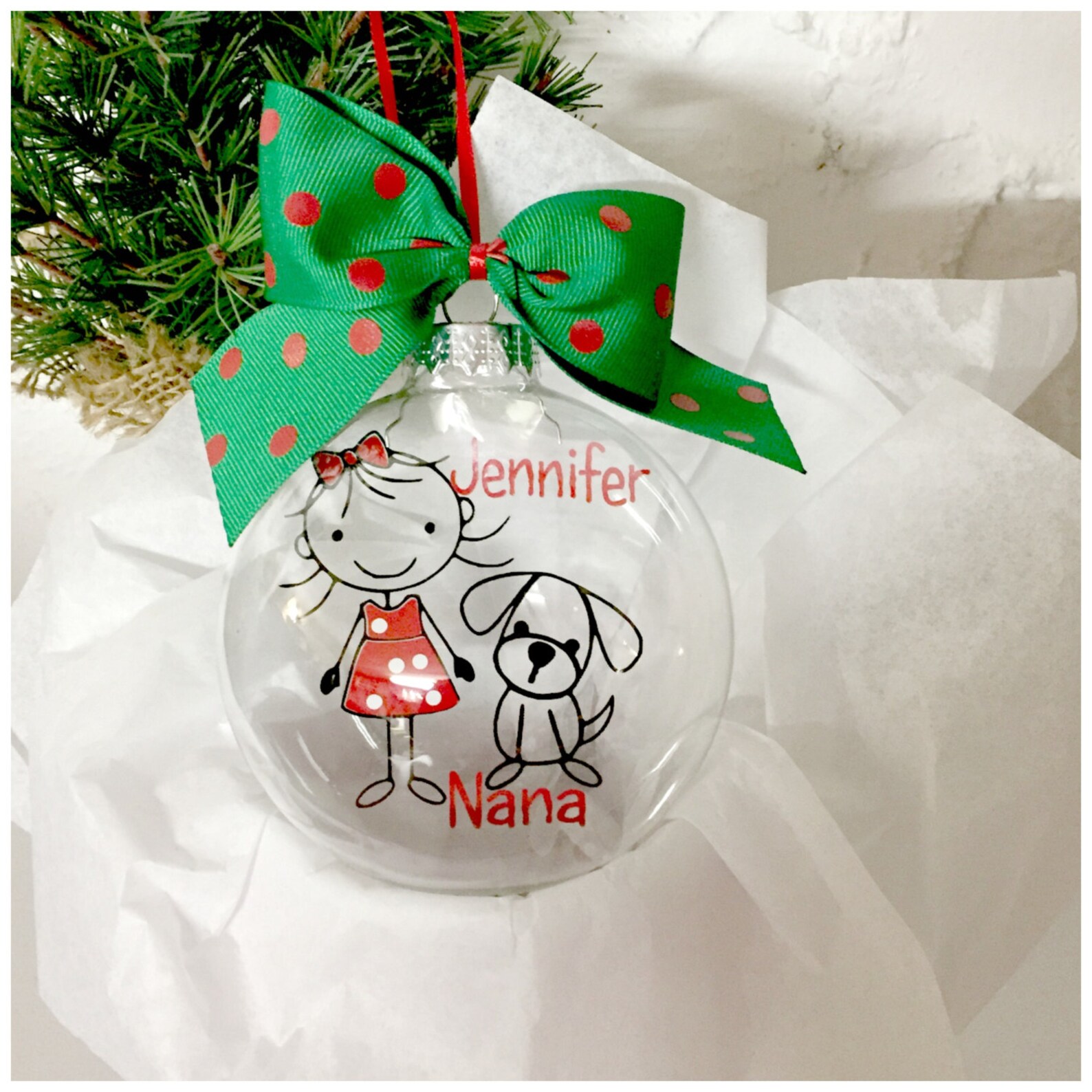 Personalized Pet Ornament Man's Best Friend Ornament Dog Etsy