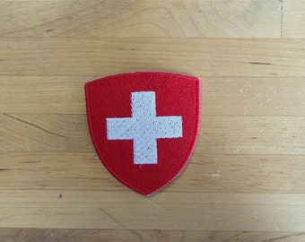Swiss Flag Pin Etsy