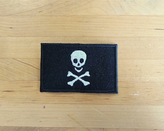 Patch patches embroidery iron flag on applique vintage kawaii jacket sew backpack denim jacket shorts biker pirate skull jolly roger