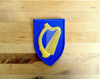 Patch patchs broderie drapeau de fer sur applique vintage kawaii veste coudre sac à dos denim veste shorts biker drapeau armoir irlande irlandais