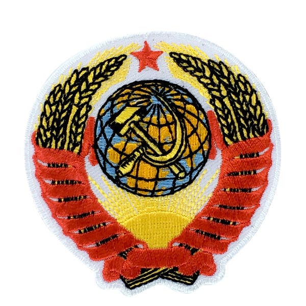 Patch flag coat of arms shield emblem  badge urss russia soviet ussr cccp