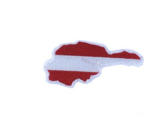 Patch patches embroidery iron flag on applique vintage kawaii jacket sew backpack  jacket shorts flag coat of arms map austria austrian
