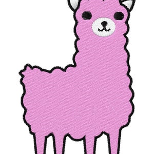 Applique patch embroidery design machine digital file instant download border llama lama alpaca alpaga