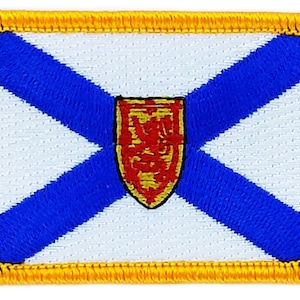 FLAG Patch Rucksack National Bügeleisen Kleber bestickt Applikation neu schottland