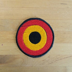 Patch patches embroidery iron flag on applique vintage kawaii jacket sew backpack denim jacket shorts biker belgium airforce flag