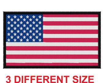 design Applique patch embroidery design machine digital file instant download flag banner usa united states american