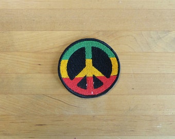 Patch patches embroidery iron flag on applique vintage kawaii jacket sew backpack denim jacket shorts biker peace and love rasta reggae