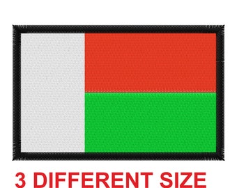 Écusson Brodé Drapeau De Madagascar - À Coudre Ou à Repasser, Patch Décoratif - 4