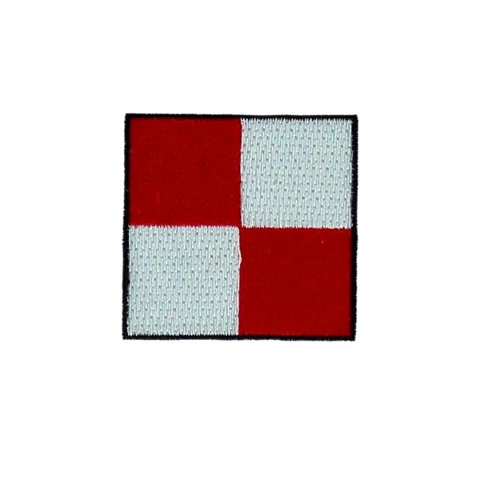 Patch Embroidered Embroidery Nautical International Maritime Flag ...