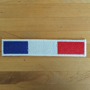Patch patches embroidery iron flag on applique vintage kawaii jacket sew backpack denim jacket shorts biker france french flag stripes