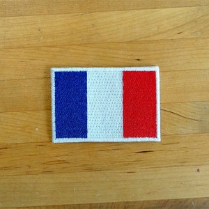 Patch patches embroidery iron flag on applique vintage kawaii jacket sew backpack denim jacket shorts biker france french flag