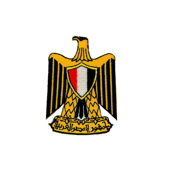 Patch drapeau écusson des armoiries bouclier emblème pays brodé badge egypte