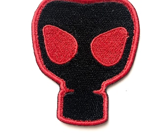 Remendo bordado ferro em cola costurar em camisa jaqueta jeans bonés máscara máscara de gás