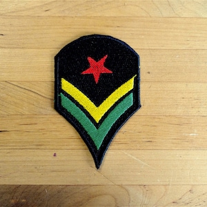 Patch patches borduurwerk ijzeren vlag op stoffen Vintage kawaii jas naai rugzak denim jasje shorts Biker Rasta reggae grade Jah