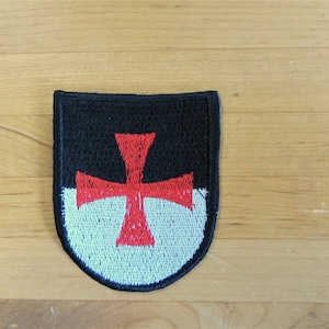 Patch patches embroidery iron flag on applique vintage kawaii jacket sew backpack denim jacket shorts biker  templar flag knights