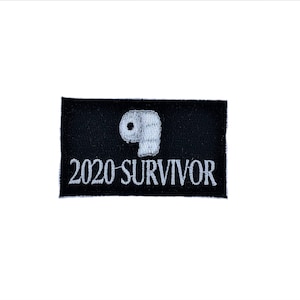 Patch patch ricamo ferro su applique vintage kawaii giacca cucito zaino giacca biker vestiti 2020 carta igienica sopravvissuta