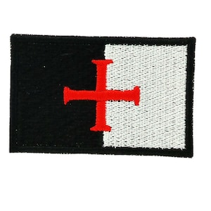 Patch backpack knights templar mason masonic biker motorcycle christian crusader