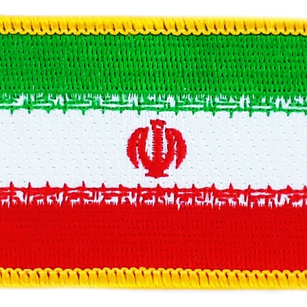 VLAG patch rugzak nationale opstrijkbare lijm geborduurd stoffen Iran
