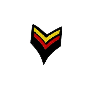 Gestickte Patch Applikation Nähen Abzeichen Eisen auf Kleber Rang Deutschland deutsche Flagge Armee