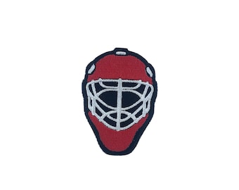 Parche de bordado coser insignia hierro en el casco de hockey de transferencia de pegamento