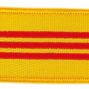 FLAG patch backpack national iron on glue embroidered applique south vietnam