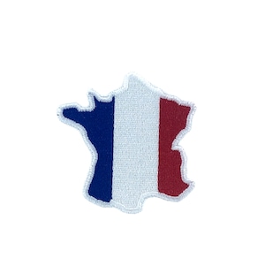 Patch Aufnäher zum aufbügeln Patch Frankreich Landkarte zum aufbügeln