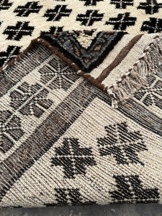 Afghan Taimani Baluch Rug 5'2 X 8'1 Ft/taimani Rug Handmade
